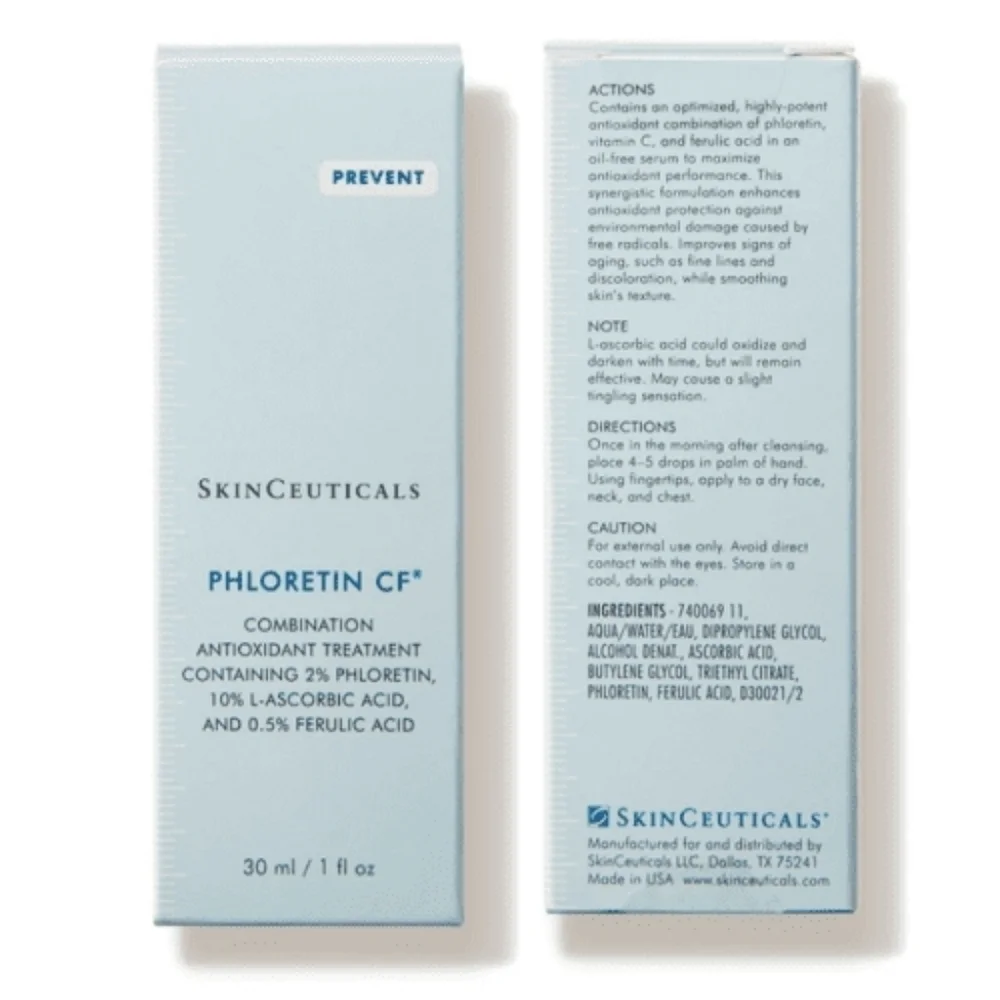 SkinCeuticals Phloretin CF Serum New Antioxidant Treatment Skincare